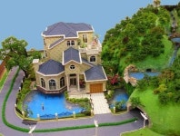 36피스 1 36-6 혼합 모델 트리 기차 풍경 건축 DIY 공예 자연 녹지용 가짜