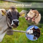 KUBOOK 2PCS 소 말 양 방목 구리 종 농장 동물 시끄러운 청동 큰 Small