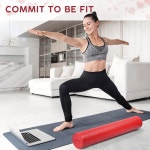 필라테스 요가 스트레칭 밸런스 코어 운동을 위한 예스4올 미디엄 펌 라운드 PE 폼 롤러 12 18 24 36 12-inch