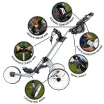 IZO 골프 EZ-롤 3 휠 푸시 카트