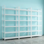 나무 선반 상점 삼중 디스플레이 나무선반 진열대 원목 신발