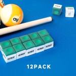 GSE 게임 스포츠 전문가 12팩의 당구 풀 큐 체크 가정용 대회용 당구장 테이블 액세서리 6가지 제공