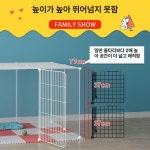 울타리 애완 동물 실내 고양이 화장실 가림막 가정용 투명 6개