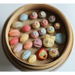 친절한 키트씨 오색 꽃송편 떡만들기 체험 재료세트 Diy키트 kit 400g 2개