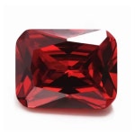 가열되지 않은 9 90캐럿 천연 채광 10mmx12mm 스리랑카 루비 에메랄드 직사각형 컷 vvs 보석 10mmx12mm 1pc