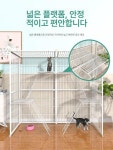 고양이 스틸 케이지 대형 메탈 캐터리 가정용 반려묘 펜스 사육장 격리실 견사 하우스