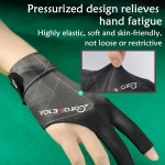 오른손용 당구장 장갑 손가락 당구 장갑 풀 큐 3개 퀵 드라이 통기성 스누커 스포츠 사이즈 남성 여성용