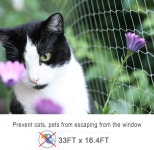 쿨러너 안티 버드 네팅 33피트 x 16 4피트 100Pcs 케이블 타이가 나일론 가든 네팅으로 정원 농장의 과일과 채소를 새 사슴으로부터 보호합니다