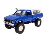LED 조명 2 4Ghz 4x4 오프로드 RC 세미 트럭 크롤러 원격 제어 페르시드 록 WPL C24 RTR 1 16 픽업 트럭