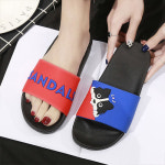 J 말랑말랑 댕댕보스 여성 언발란스 슬리퍼 240 레드블루