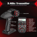 하이복싱 4X4 오프로드 브러시리스 RC 쇼트코스 트럭 1 14 스케일 고속 차량 최대 속도 42km h 또는 3S 배터리 시 60km h 성인 소년용 3100A