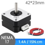 Nema17 스테퍼 전동 바이폴라 1 4A 15N cm 42 2상 4선 1 8도 DIY CNC 3D 프린터용