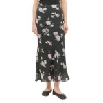 GANNI 플로럴 프린트 크레이프 스커트 F9505