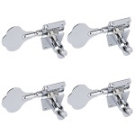 재즈 정밀 베이스 교체용 밴젠 4R 머신 헤드 튜닝 페그 4 라인 오픈 기어 키 오른손 크롬