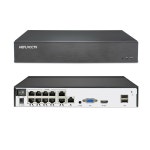 HEFLYCCTV 10채널 NVR 4K 지원 10대 8MP 6MP 5MP 4MP 2MP 1080P IP 카메라 10CH POE 포트 AI 모션 감지 기능 네트워크 비디오
