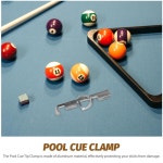 당구 큐팁용 알루미늄 클램프 큐팁 압착 금속 큐