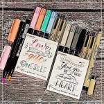 사쿠라 피그마 코이컬러링 캘리그라피 세트 사쿠라 브러쉬펜 문구반점 드로잉펜 K 77WBB4462