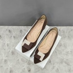 탠디 여성 미들힐 사각장식 펌프스 3SD JJ 12HF42HH19 W-762