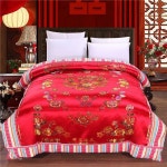 색동이불 실크 이불 뚜꺼운 침구 황실풍 커버 비단 할머니이불 엔틱이불