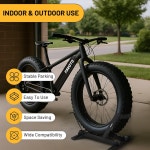 전기 자전거 로드 마운틴 실내 차고 주차 랙을 위한 파보토 스탠드 1 95 4 0 타이어가 장착된 20 29 자전거 지방 타이어 호환 1 Pack