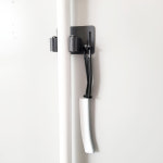 무타공 고급 밀대 대걸레 거치대 홀더 고리형 청소 도구 걸이 화장실