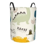 방수 저장 가방 만화 공룡 광대 더러운 세탁 바구니 접는 양동이 옷 1 S