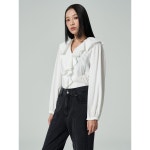 에잇세컨즈 코튼 프릴 블라우스 113964DY11