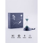 모래시계 교수님선물 퇴직선물 사무실 집들이 선물 고래 장 힐링 꾸미기 서재 라이트그레이수지 카드대필 아름다운