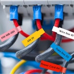 케이블 네임택 이름표 전선 네임 태그 선 구분 정리 표시 스티커