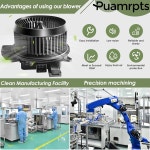 AMRPTS AC 송풍기 모터 포드 차량과 호환 F150 2015 F 250 2017 교체 번호 76508 700329 FL3Z 브러시리스 19805A