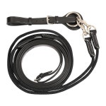 엑시온 로프와 가죽 6 8 와이드 드로잉 라인과 버클 가드 핸들 퀵 스냅으로 길이 2m 말을 위한 프리미엄 승마 훈련 라인