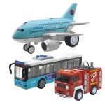 안내방송 공항놀이 비행기버스 3종세트 여객기 민항기 상상력발달 5세 국적기 유아