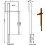건축용 사서함 시더 디럭스 드라이브인 우드 포스트 호환 코드 A B C 아로마 DPKX00AM