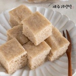 제주기정떡 자연발효 건강떡 보리한판 1 9kg 64조각
