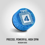 RHINO 타임 당구장 큐 팁 - 하드니스 1 슈퍼 소프트 2 소프트 3 미디엄 4 미디엄 하드 5 하드 Pack 1 TIME 3 Medium