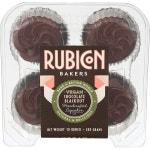 루비콘 베이커리 컵케이크 비건 초콜릿 블랙아웃 10온스 1팩