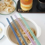 에바 실리콘 젓가락 저분 튀김젓가락