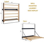 TOMACE 벽걸이 의류 건조대 세탁 접이식 25 x26