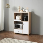 주방 가전 렌지 밥솥 오픈수납장 거치대 렌지대 다이 그레이화이트