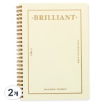 정인통상 페이퍼리안 페이퍼리안 Brilliant weekly planner 만년형 2개 15 1 x 21 cm