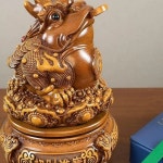 삼족두꺼비 장식품 모형 재물운 풍수 행운 황금 재물복 삼족