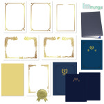 A4 금박상장용지 20매 무지상장용지 축 졸업 입학 수료증 임명장 15 화일금박상장용지 180g 50매