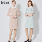 르샵 르샵 LeShop 탈착카라 H라인원피스 179000