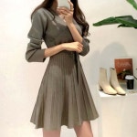 미디원피스 편한 봄 여름 가을 단정한 데이트 출근룩 원피스