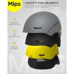 아웃도어마스터 ELK MIPS 스키 헬멧 - 남성 청소년을 위한 스노우 스포츠 스노보드 Crash Small