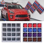 세차장 수건 캐비닛 선반 자동차 자세히 워크샵 이발소 벽 마운트 홀더 랙 케어 보관 상자 16 Grids 1 Pcs