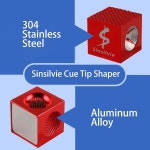 신실비 수영장 큐 팁 셰이퍼 5 in 1 도구 당구장 액세서리 5 in 1