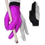 왼손용 당구장 큐 글러브 - 클래식 투 컬러 포투나 Small