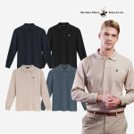 비버리힐스폴로클럽 남성 슬림 베이직 PK카라 긴팔티셔츠