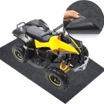 LOPYXBR 60x72 Inch Garage Floor Mats for Under Car Oil Spill Mat for Garage Floor 60x72 Motorc